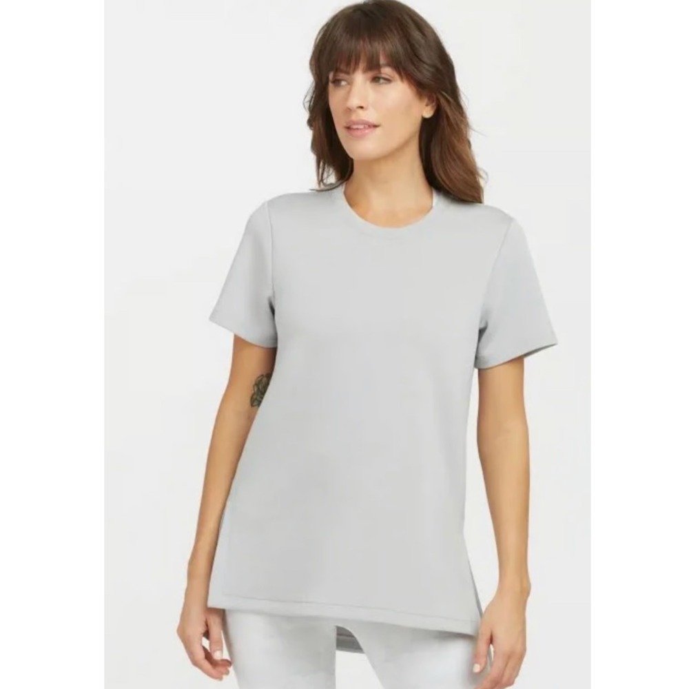 SPANX NWT AirLuxe Side Slit Tunic Top small minimalist layered athleisure